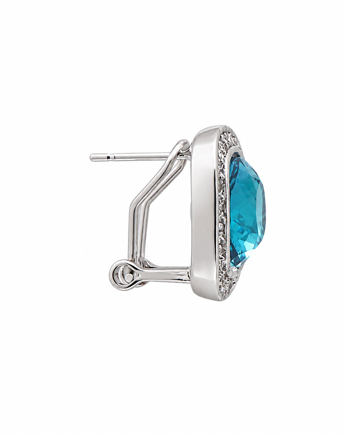 Afina Clip-On Earrings | Rhodium Plated - Sofia Waldorf London