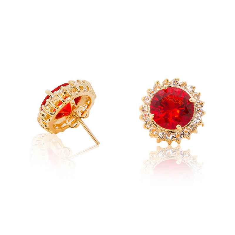 Una 18ct Gold Plated Earrings | Elevate Your Everyday Elegance