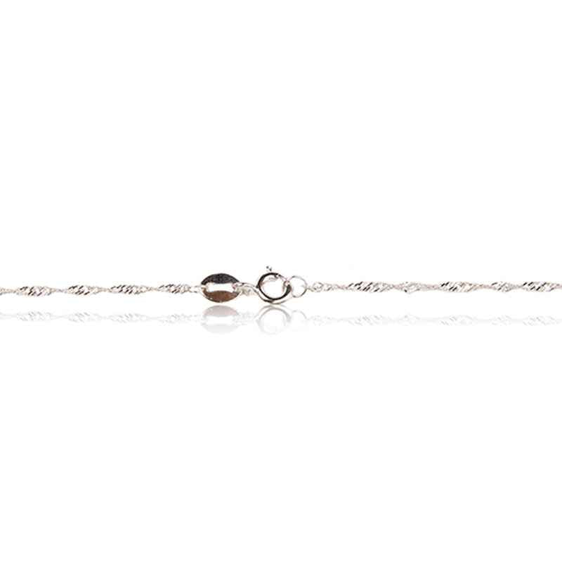 Jasmine Princess Cut Silver Necklace – Elevate Your Elegance with 925 Sterling Silver