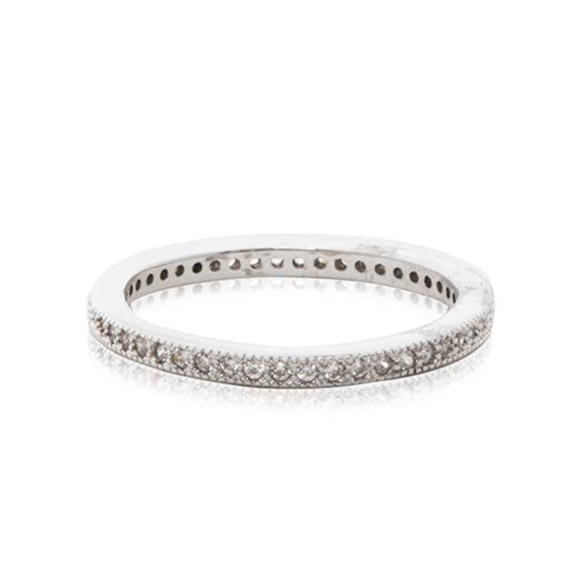 Esme Rhodium Plated Ring – Timeless Elegance for Every Occasion