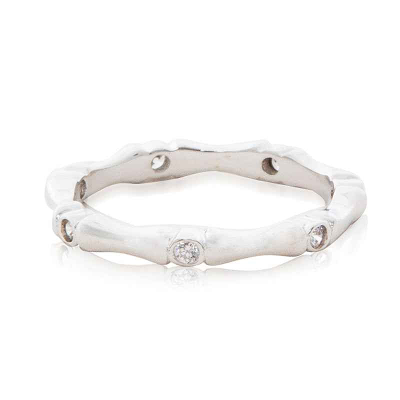 Sasa Ring | Rhodium Plated