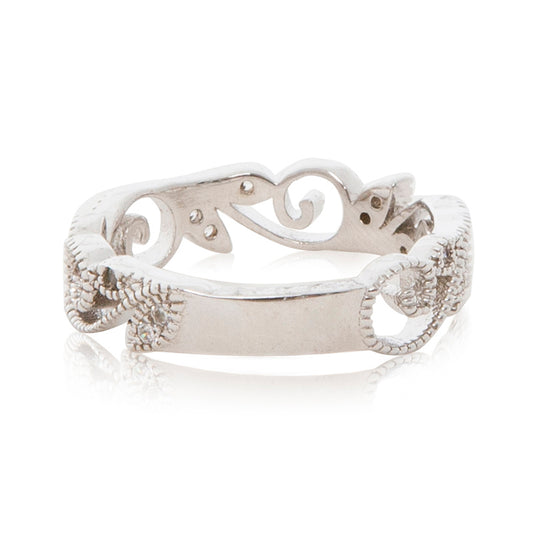 Anis Ring | Rhodium Plated - Sofia Waldorf London