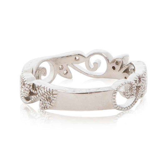 Anis Rhodium Plated Ring - Elegant Accessory for Every Occasion