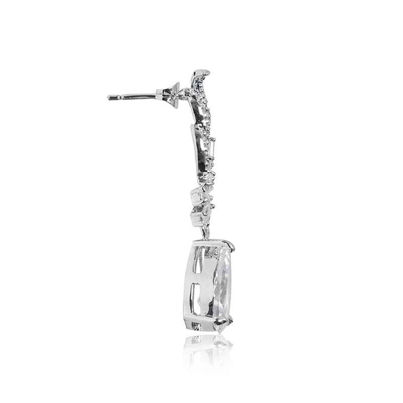 Beaumont Silver Pear Cut Set | Elevate Your Elegance