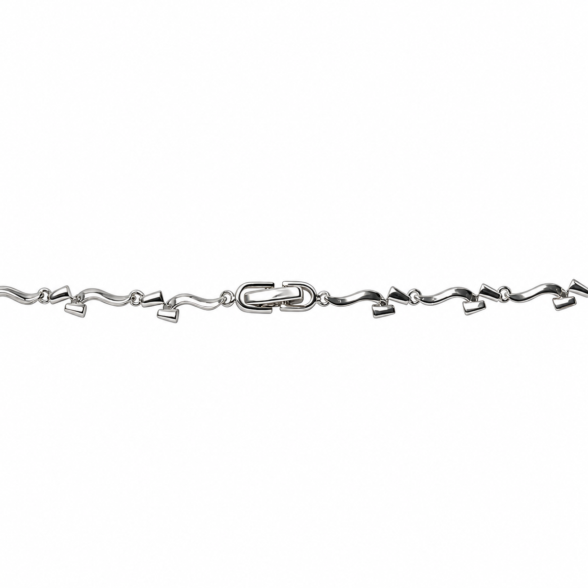 Beaumont necklace clasp detail on white