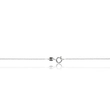 Load image into Gallery viewer, A glamorous platinum finished, rope inspired dazzling cubic zirconia pendant and chain. Trigger clasp chain fastening
