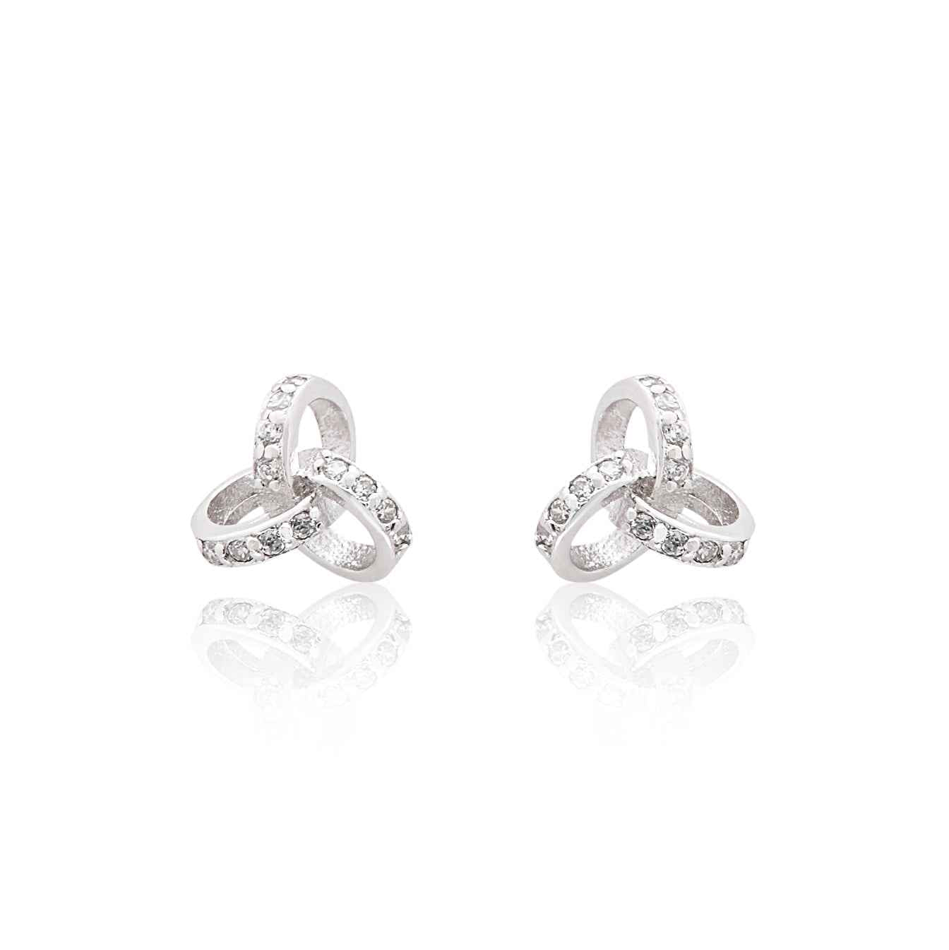 Keily Trilogy Earrings | Elevate Your Elegance with 925 Sterling Silver